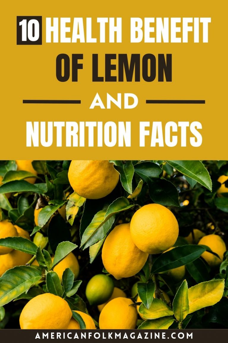 Lemon Nutrition Facts and 10 Health Benefits